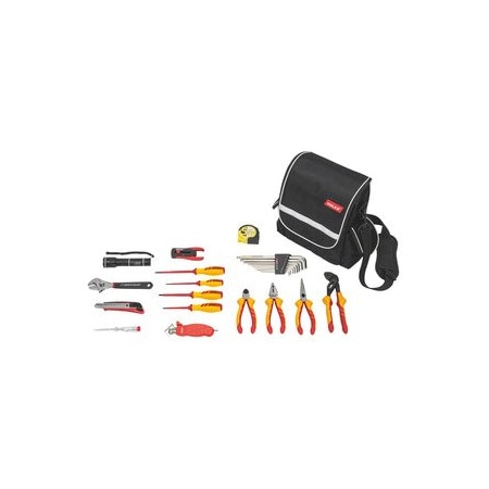 Holex Electronics tool kit- 24 pieces in electrician's case 686013 24